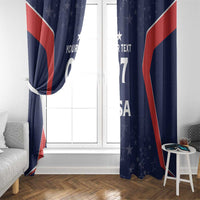 USA Cricket World Cup 2024 Custom Window Curtain All Stars Sprangle - Wonder Print Shop