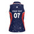 USA Cricket World Cup 2024 Custom Women Sleeveless Polo Shirt All Stars Sprangle - Wonder Print Shop