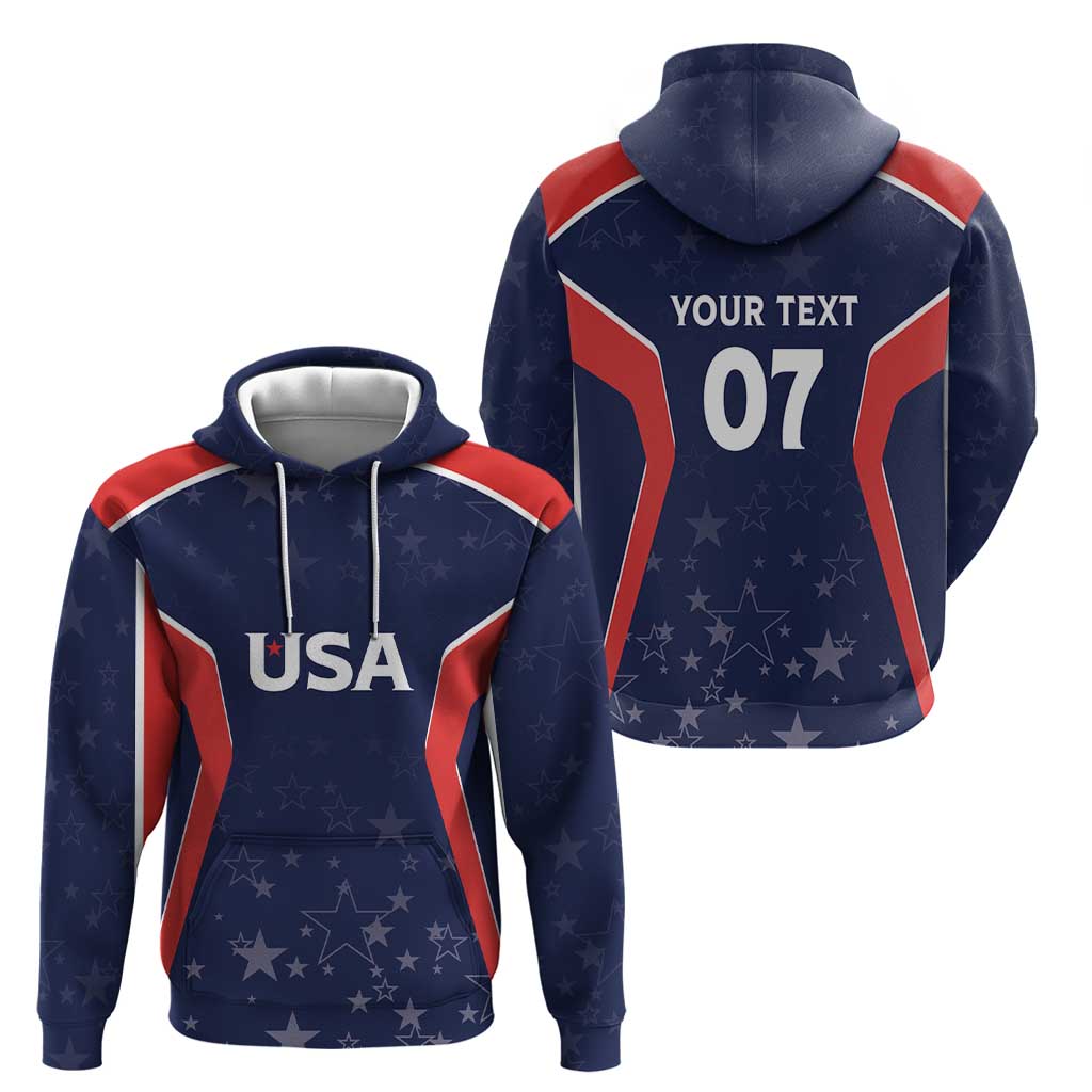 USA Cricket World Cup 2024 Custom Zip Hoodie All Stars Sprangle - Wonder Print Shop
