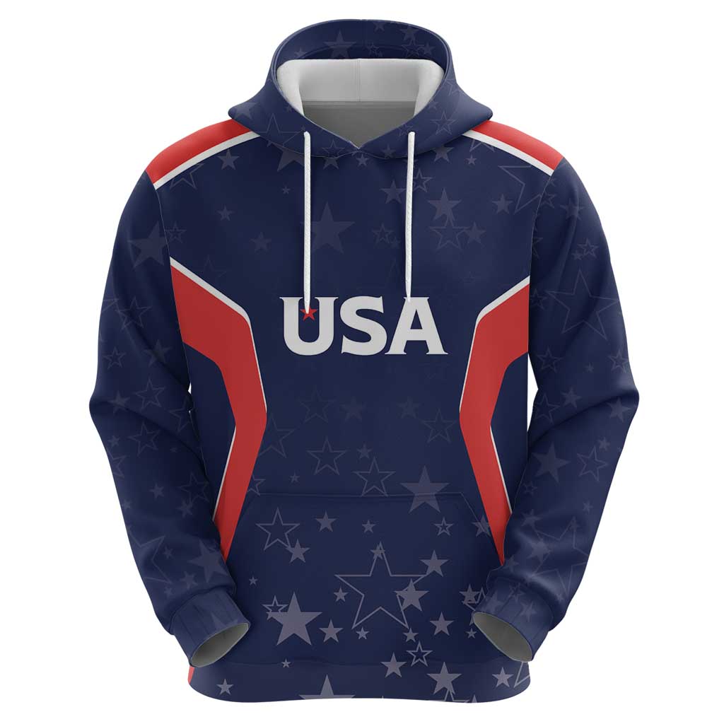 USA Cricket World Cup 2024 Custom Zip Hoodie All Stars Sprangle - Wonder Print Shop