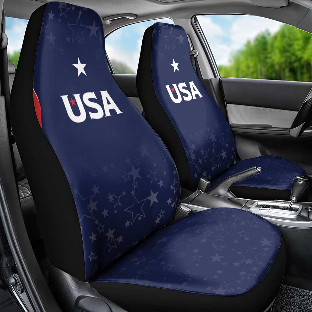 USA Cricket World Cup 2024 Car Seat Cover All Stars Sprangle LT7 - Wonder Print Shop