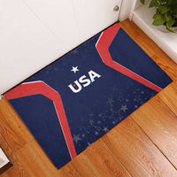USA Cricket World Cup 2024 Rubber Doormat All Stars Sprangle - Wonder Print Shop