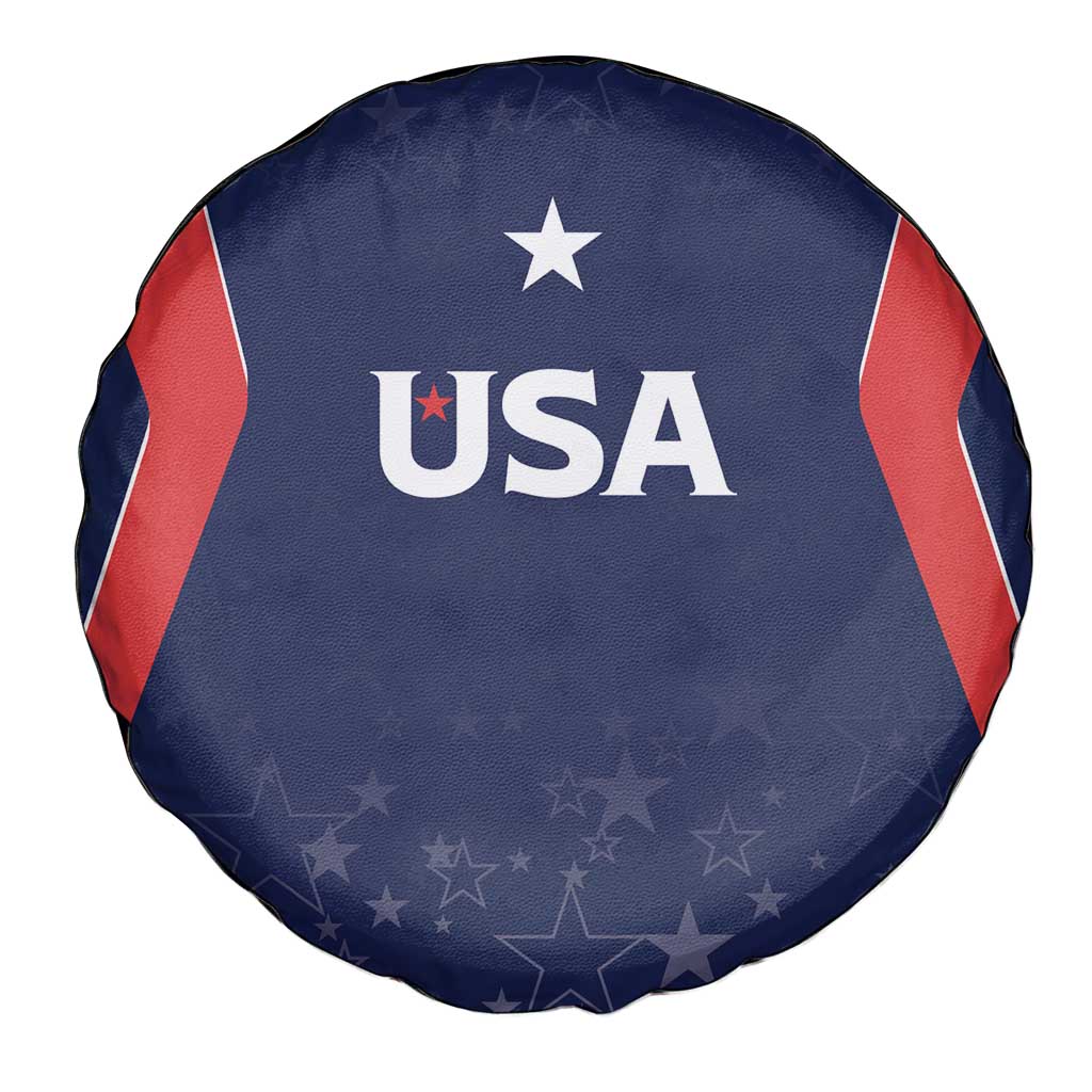 USA Cricket World Cup 2024 Spare Tire Cover All Stars Sprangle - Wonder Print Shop