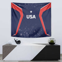 USA Cricket World Cup 2024 Tapestry All Stars Sprangle - Wonder Print Shop