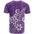 Polynesia T Shirt Plumeria Purple Curves - Wonder Print Shop