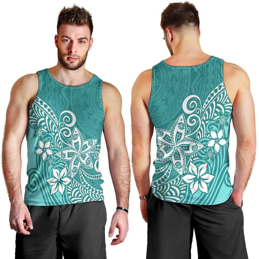 polynesia-men-tank-top-plumeria-teal-curves