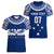 Personalised Samoa Rugby Women V Neck T Shirt WC 2023 Champions - Wonder Print Shop