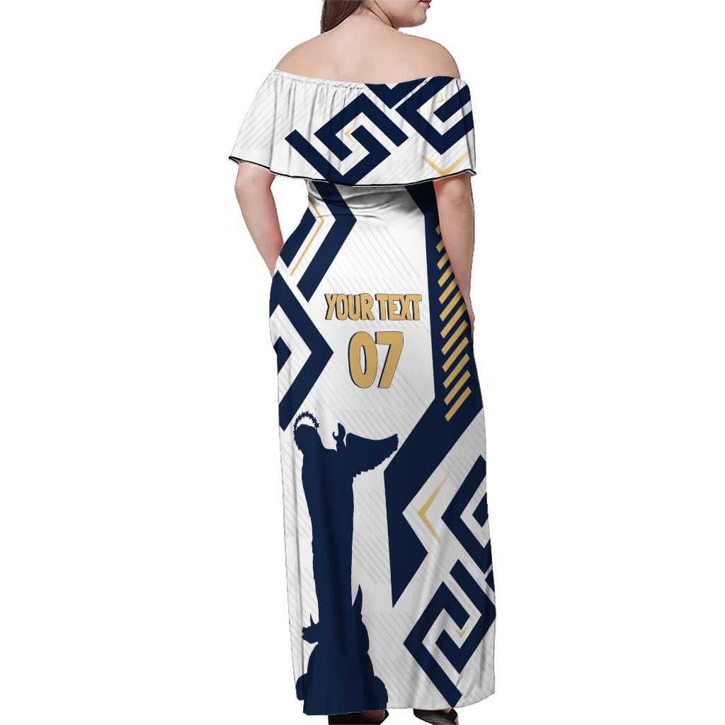 Ecuador Football Custom Family Matching Off Shoulder Maxi Dress and Hawaiian Shirt La Tricolors 2024 Virgen de El Panecillo LT7 - Wonder Print Shop