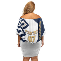 Ecuador Football Custom Family Matching Off Shoulder Short Dress and Hawaiian Shirt La Tricolors 2024 Virgen de El Panecillo LT7 - Wonder Print Shop