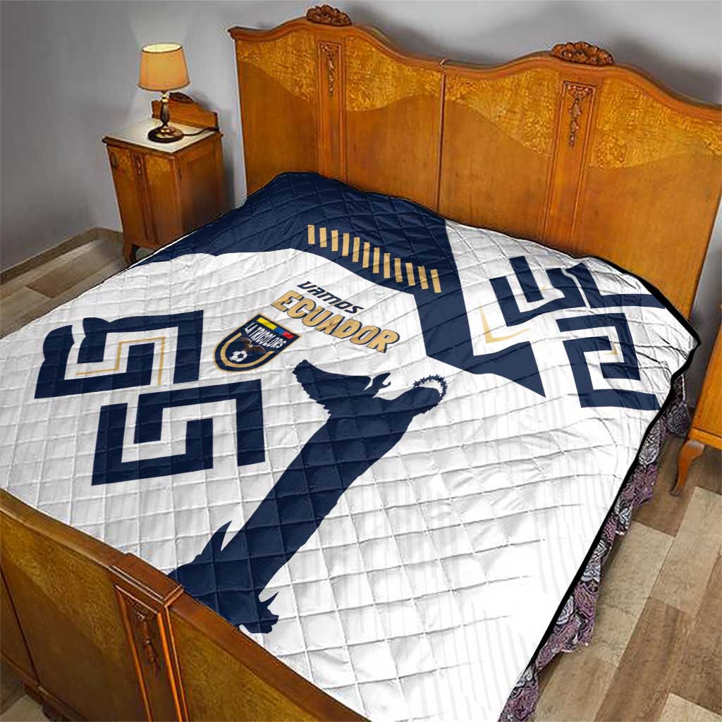 Ecuador Football Quilt La Tricolors 2024 Virgen de El Panecillo - Wonder Print Shop