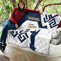 Ecuador Football Quilt La Tricolors 2024 Virgen de El Panecillo - Wonder Print Shop