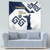 Ecuador Football Tapestry La Tricolors 2024 Virgen de El Panecillo - Wonder Print Shop