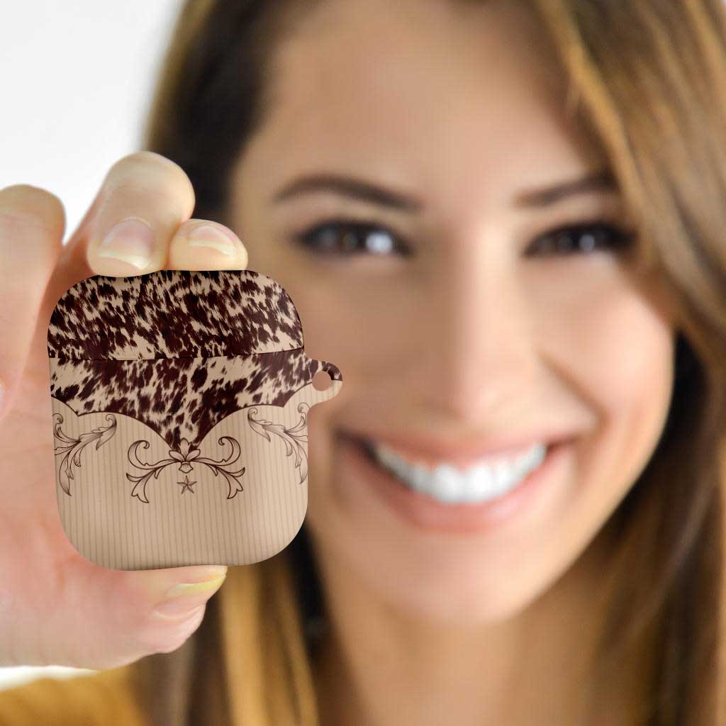 Cowboys Wild West AirPods Case Cow Prints - Wonder Print Shop