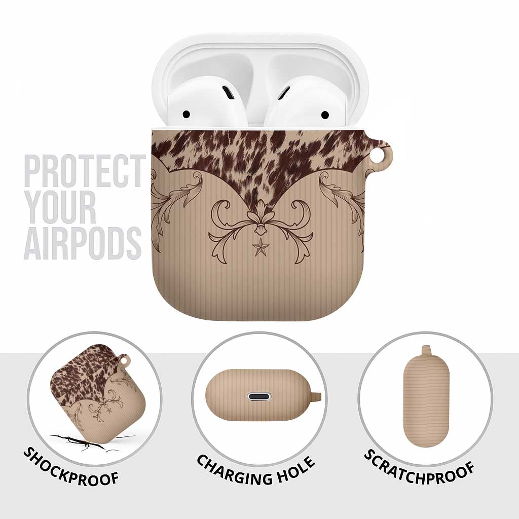 Cowboys Wild West AirPods Case Cow Prints - Wonder Print Shop