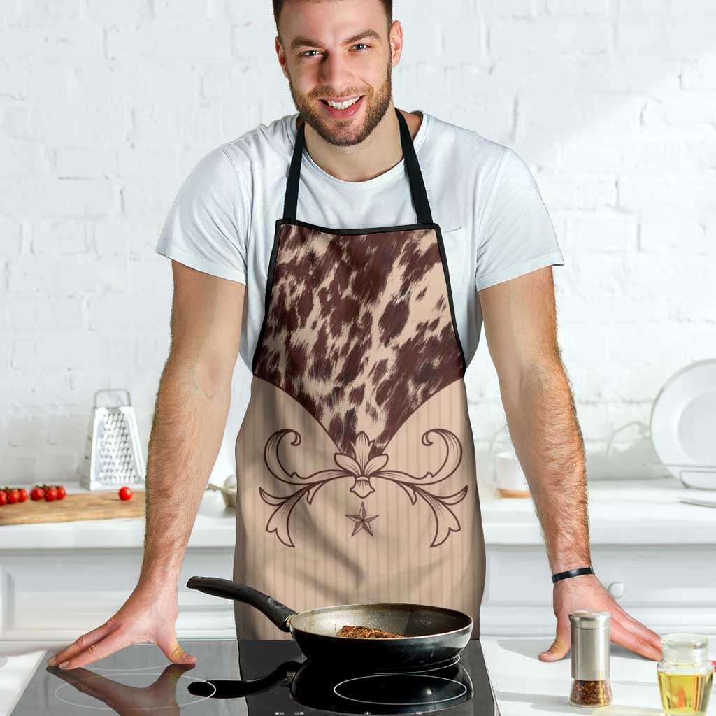 Cowboys Wild West Apron Cow Prints - Wonder Print Shop
