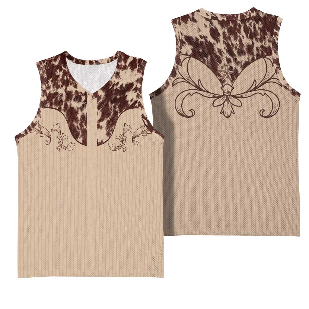 Cowboys Wild West Basketball Jersey Cow Prints - Wonder Print Shop