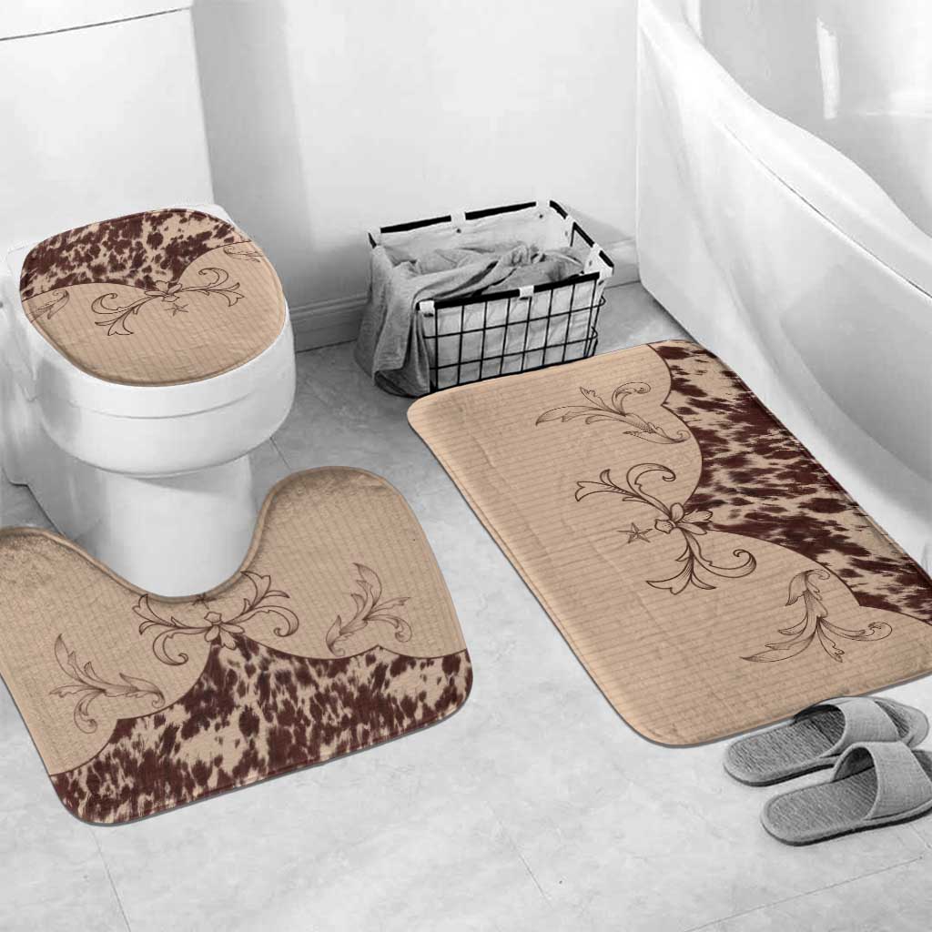 Cowboys Wild West Bathroom Set Cow Prints - Wonder Print Shop