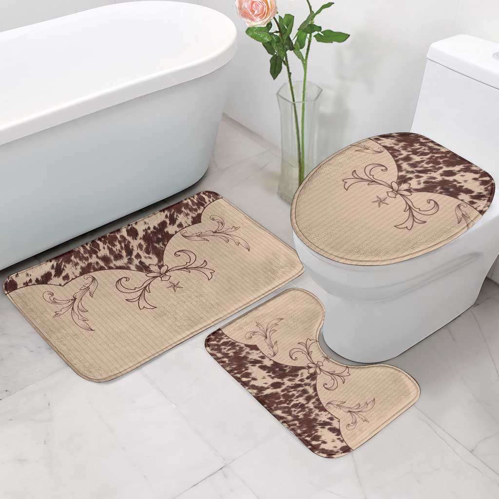 Cowboys Wild West Bathroom Set Cow Prints - Wonder Print Shop