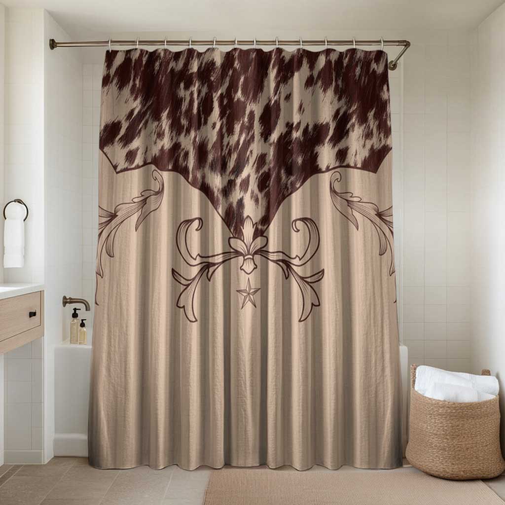 Cowboys Wild West Bathroom Set Cow Prints - Wonder Print Shop