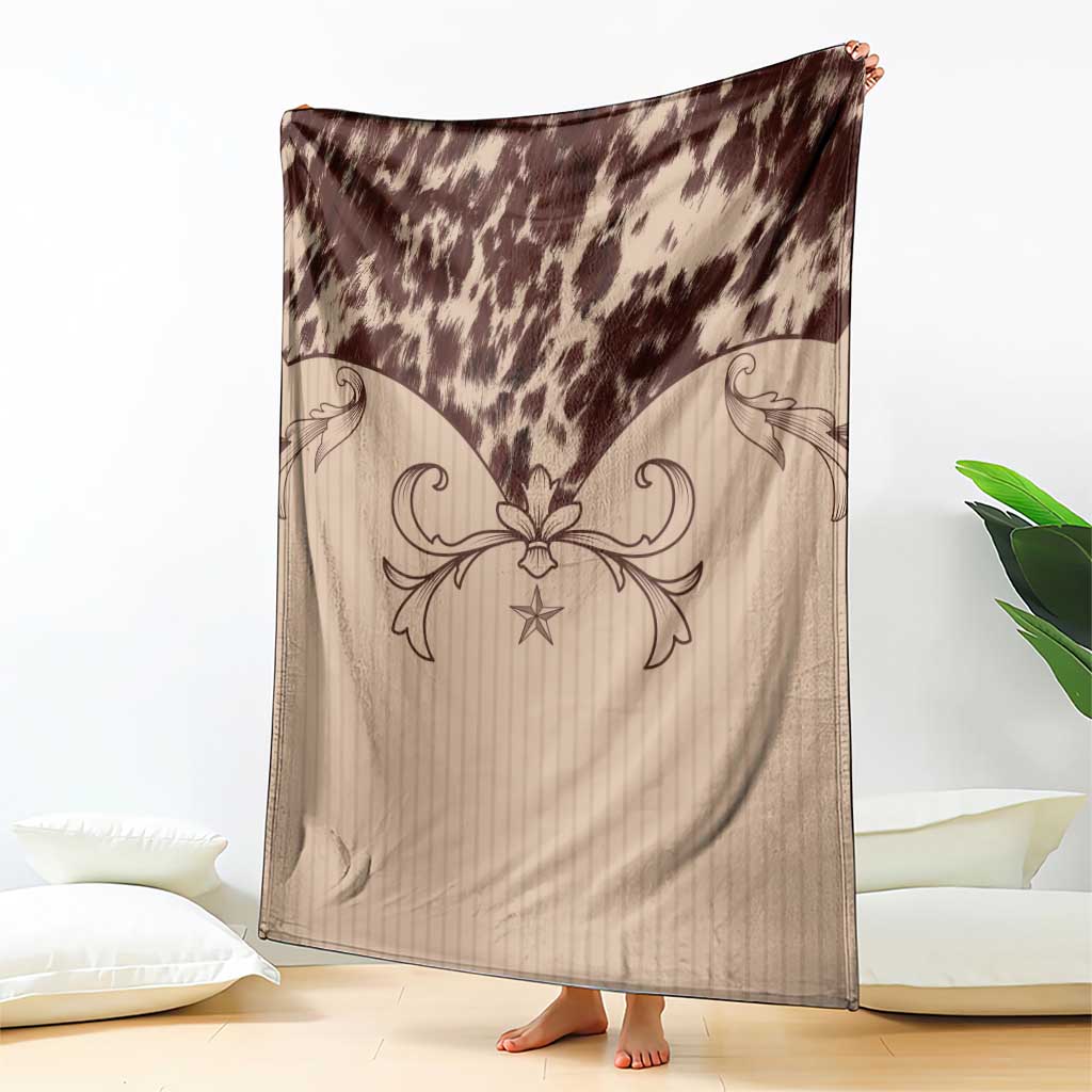 Cowboys Wild West Blanket Cow Prints - Wonder Print Shop