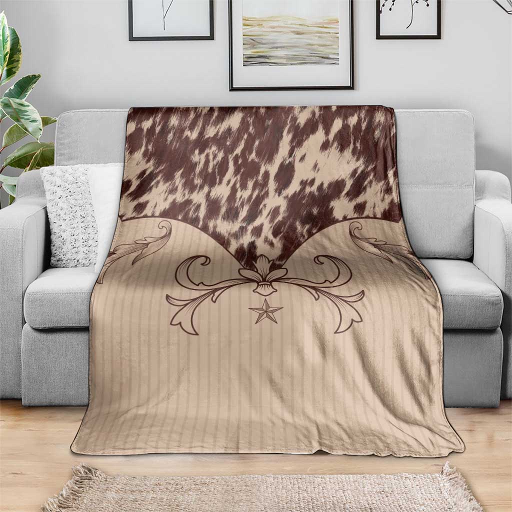 Cowboys Wild West Blanket Cow Prints - Wonder Print Shop