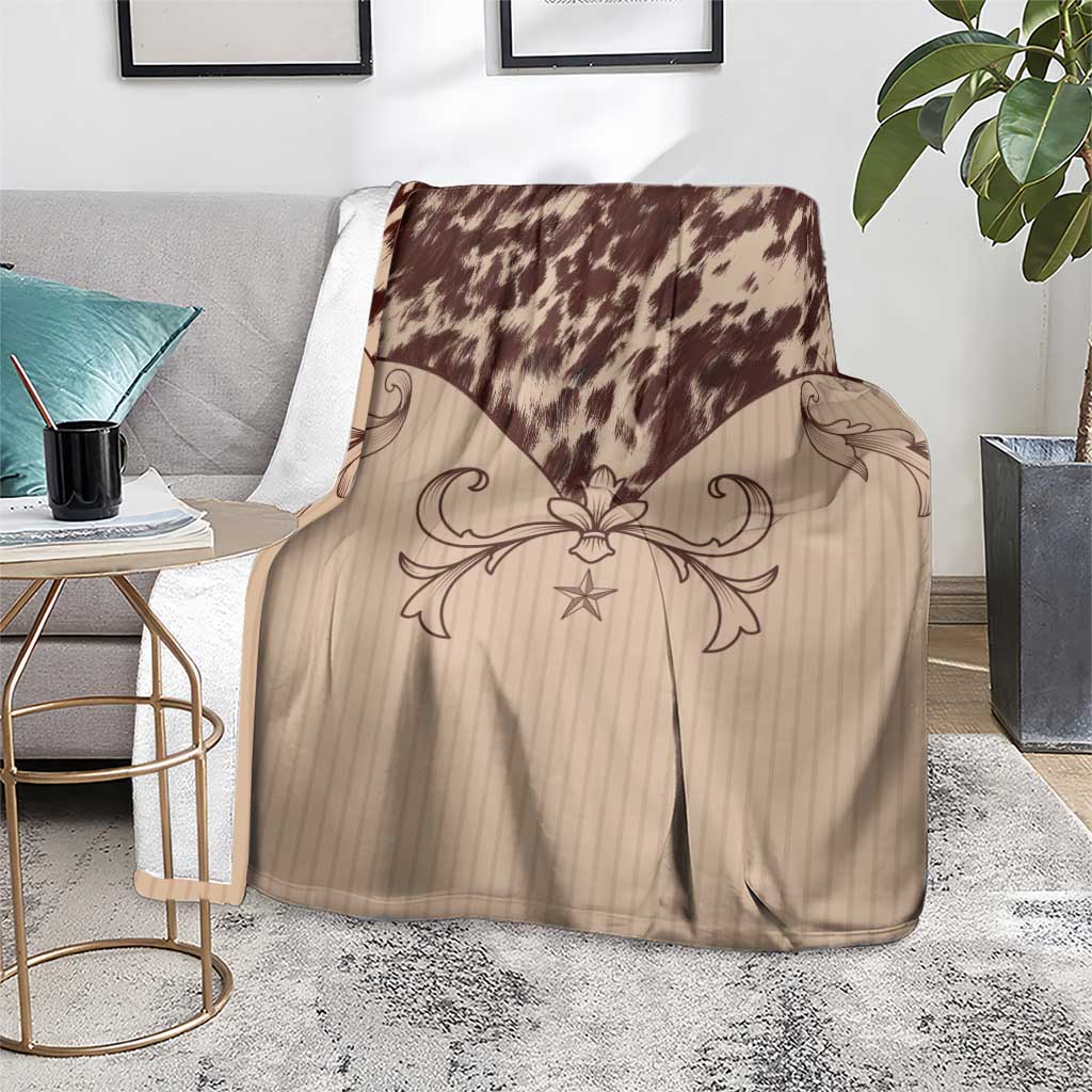 Cowboys Wild West Blanket Cow Prints - Wonder Print Shop