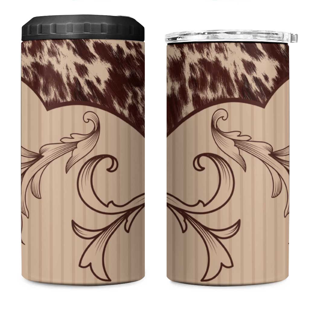 Cowboys Wild West 4 in 1 Can Cooler Tumbler Cow Prints - Wonder Print Shop