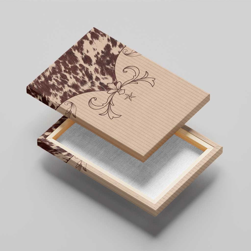 Cowboys Wild West Canvas Wall Art Cow Prints - Wonder Print Shop