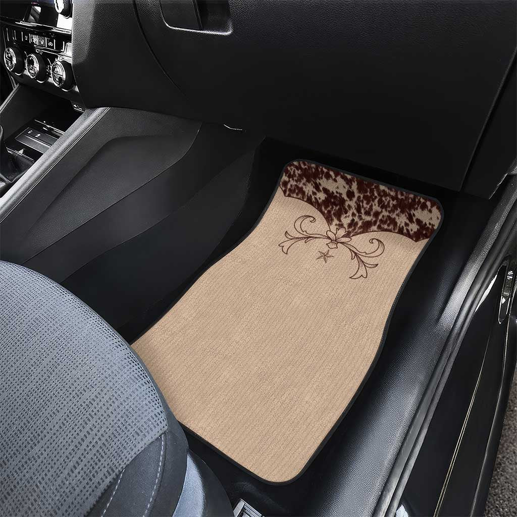 Cowboys Wild West Car Mats Cow Prints - Wonder Print Shop