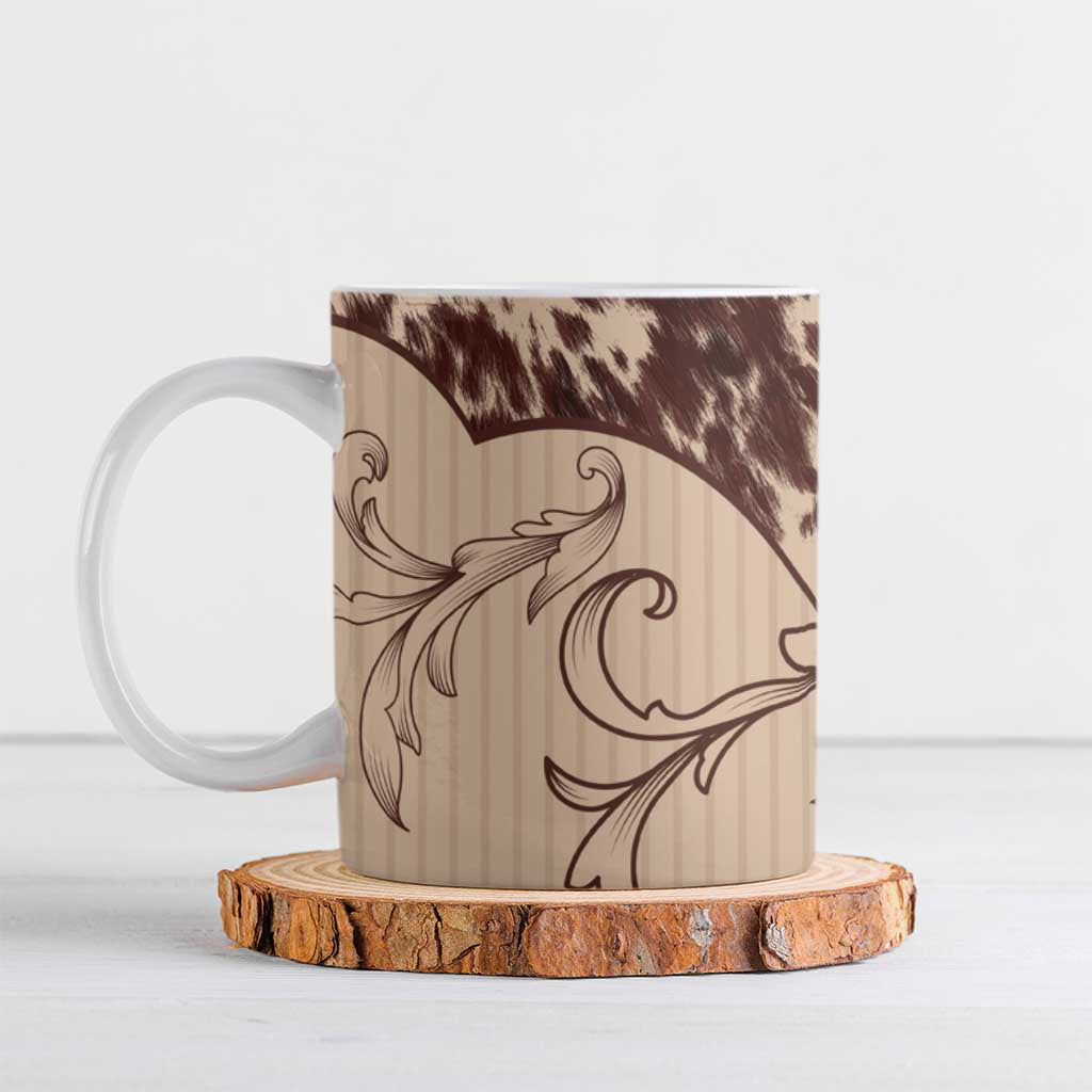 Cowboys Wild West Ceramic Mug Cow Prints - Wonder Print Shop