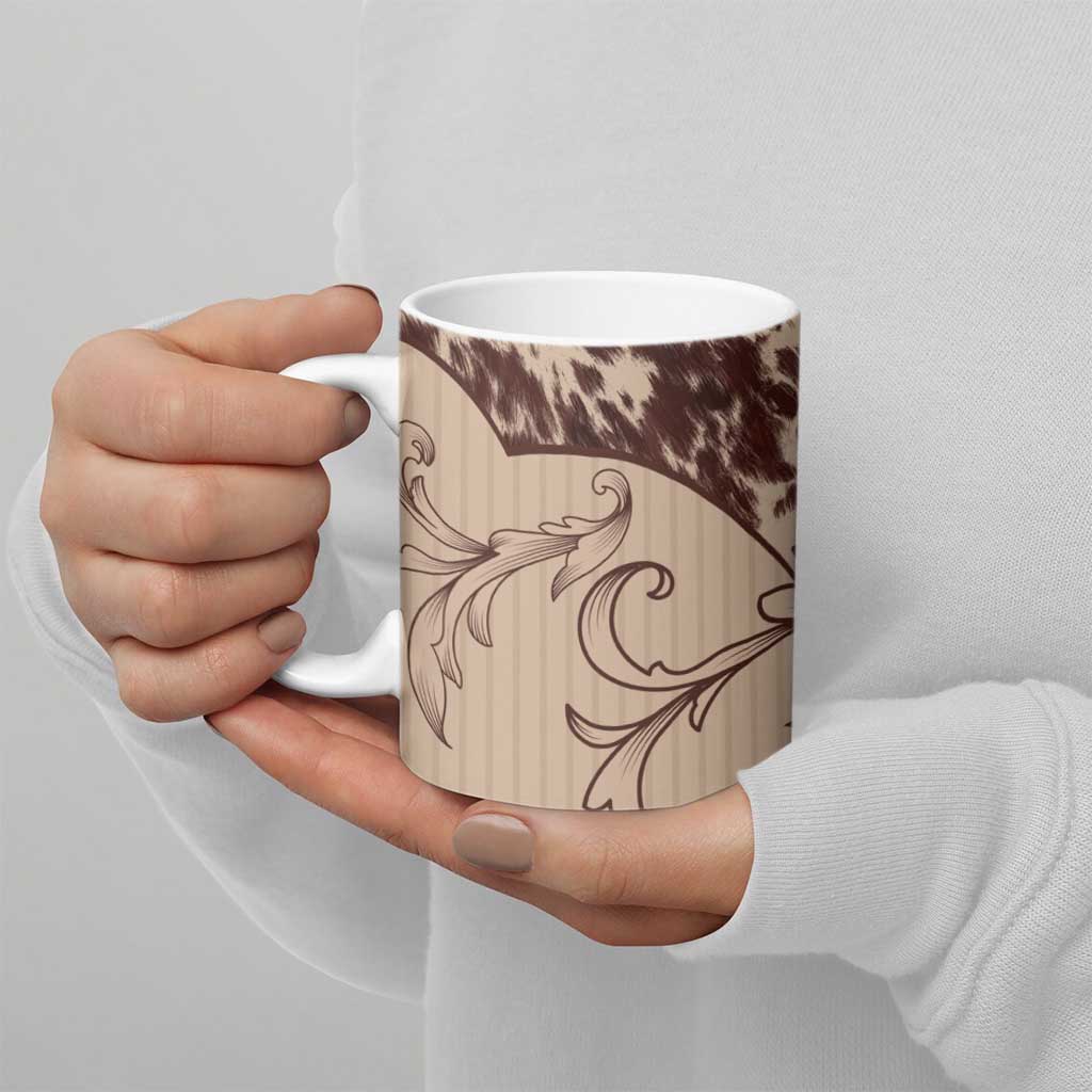 Cowboys Wild West Ceramic Mug Cow Prints - Wonder Print Shop