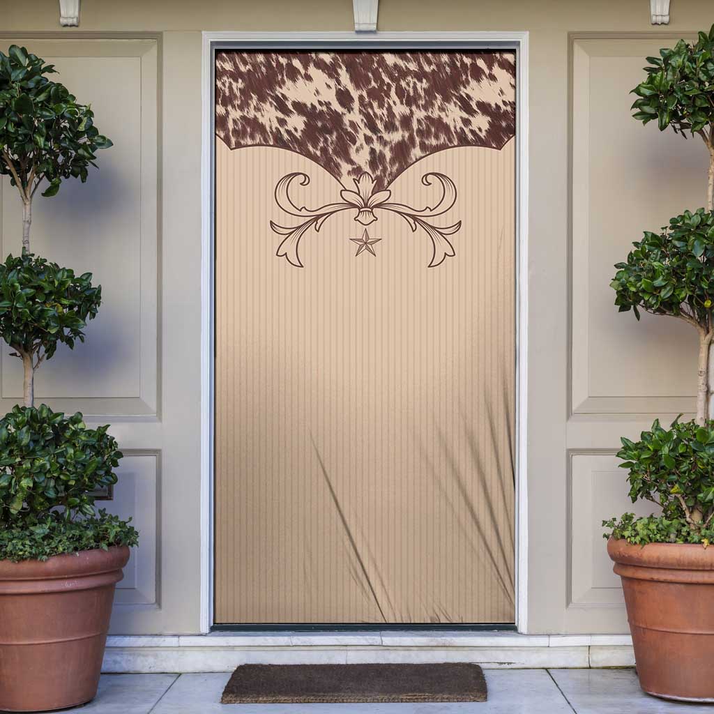Cowboys Wild West Door Cover Cow Prints - Wonder Print Shop