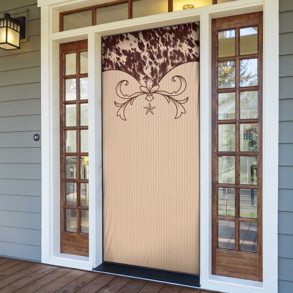 Cowboys Wild West Door Cover Cow Prints - Wonder Print Shop