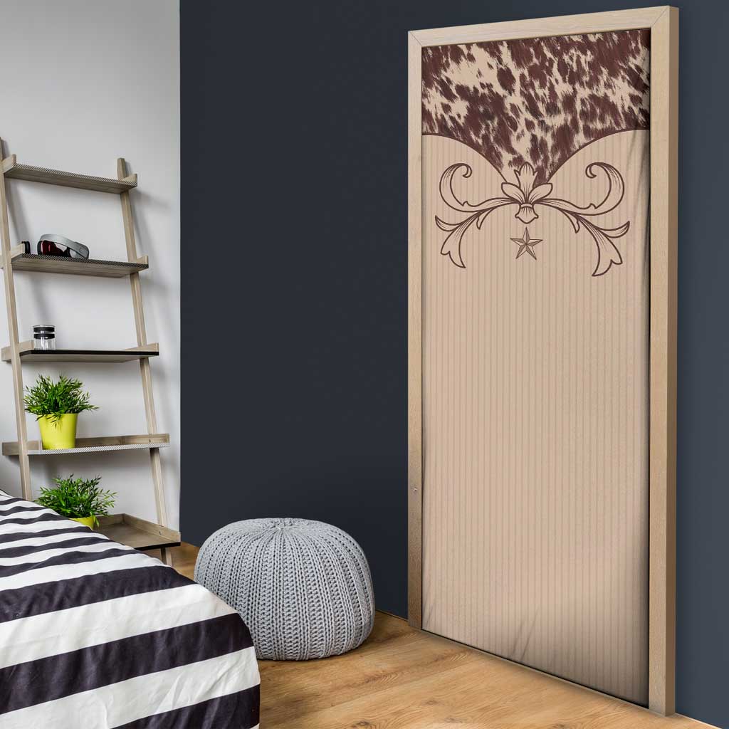 Cowboys Wild West Door Cover Cow Prints - Wonder Print Shop