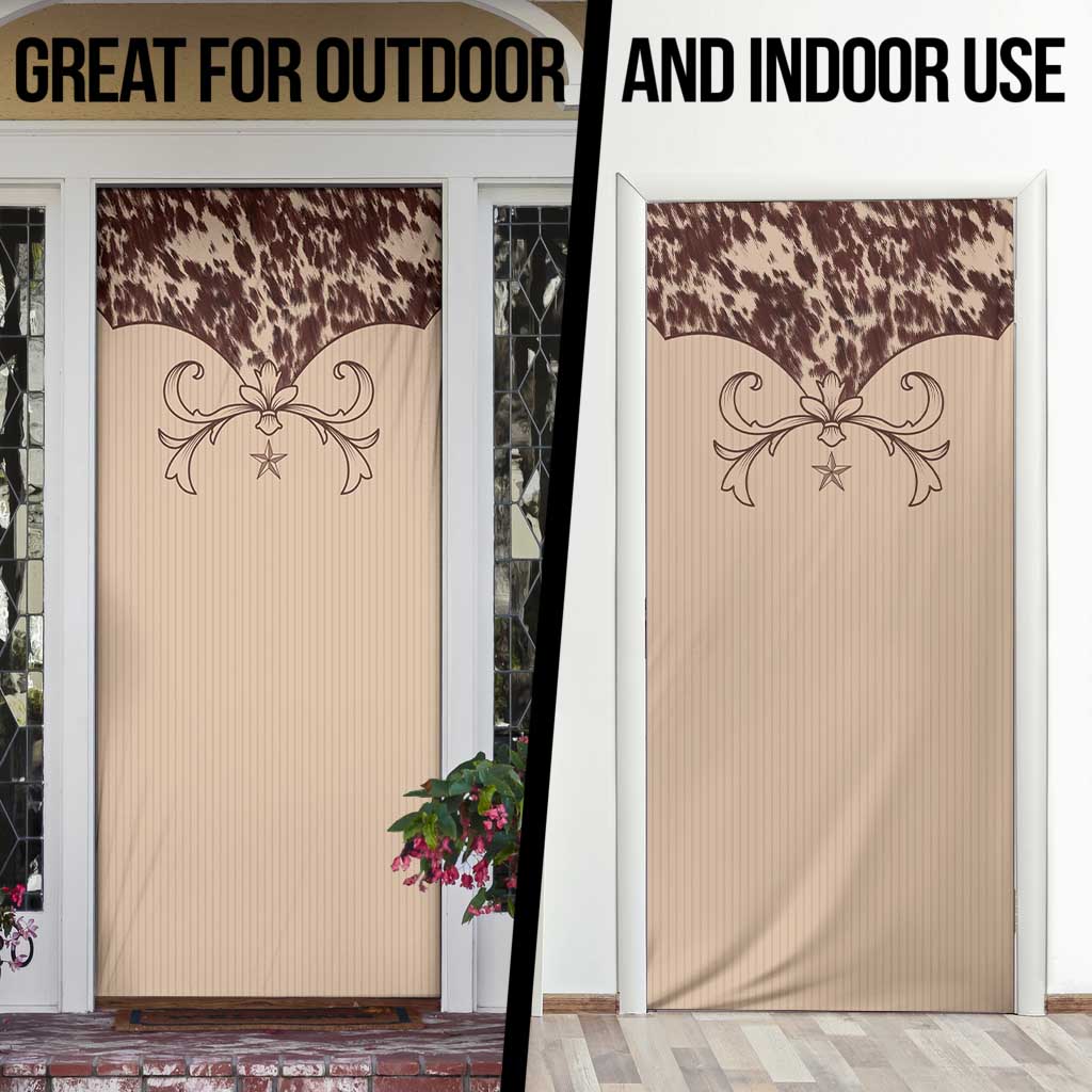 Cowboys Wild West Door Cover Cow Prints - Wonder Print Shop