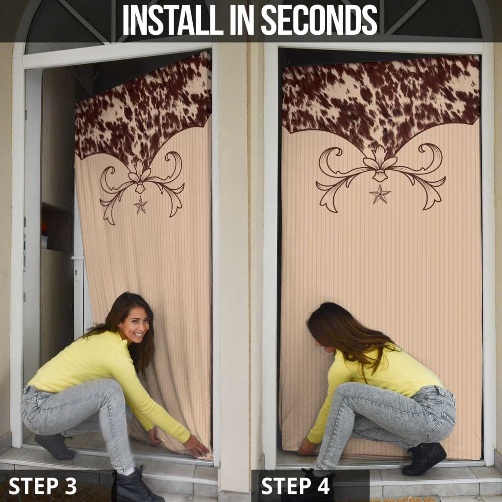 Cowboys Wild West Door Cover Cow Prints - Wonder Print Shop