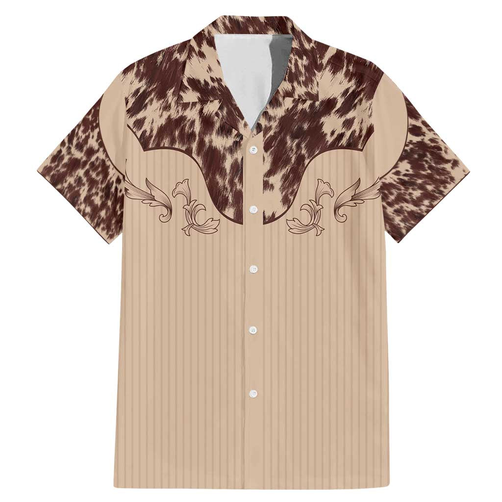 Cowboys Wild West Family Matching Mermaid Dress and Hawaiian Shirt Cow Prints - Wonder Print Shop