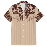 Cowboys Wild West Family Matching Off Shoulder Maxi Dress and Hawaiian Shirt Cow Prints - Wonder Print Shop