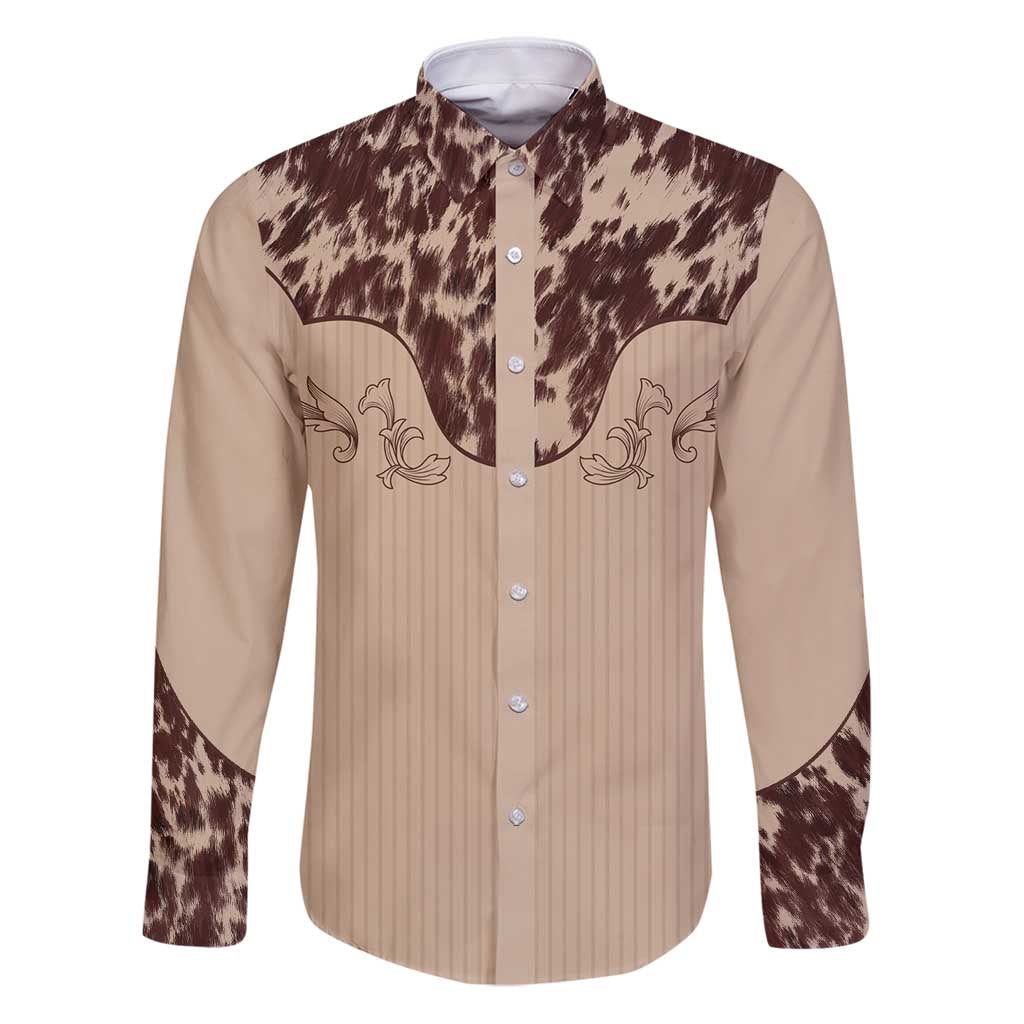 Cowboys Wild West Family Matching Puletasi and Hawaiian Shirt Cow Prints - Wonder Print Shop