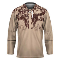Cowboys Wild West Hockey Jersey Cow Prints - Wonder Print Shop