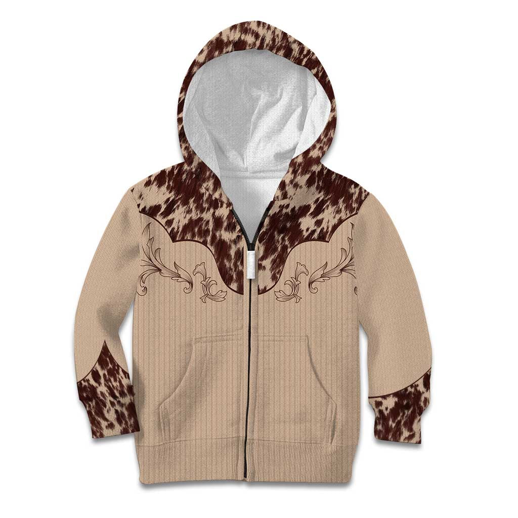 Cowboys Wild West Kid Hoodie Cow Prints - Wonder Print Shop