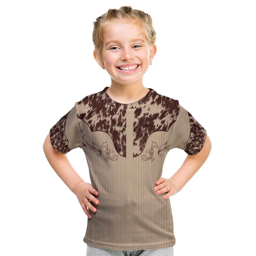 Cowboys Wild West Kid T Shirt Cow Prints - Wonder Print Shop