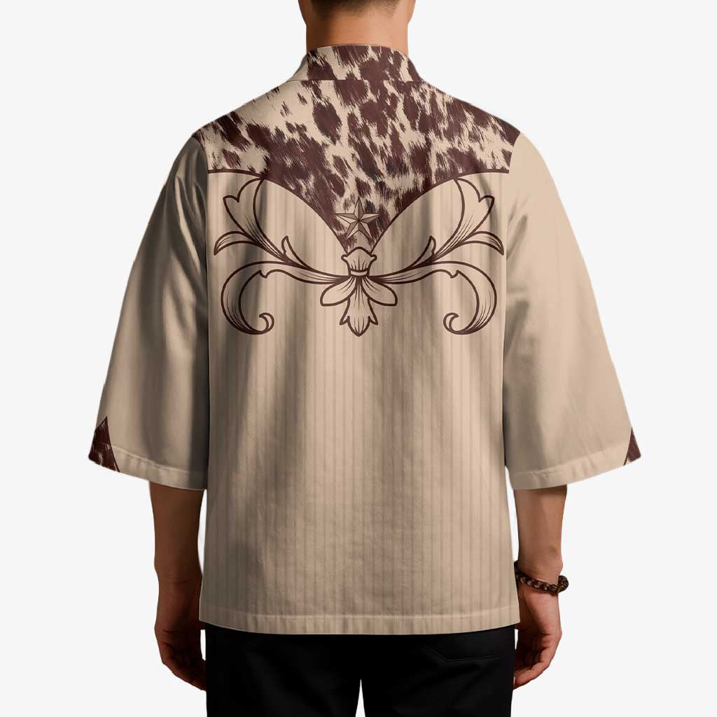 Cowboys Wild West Kimono Cow Prints - Wonder Print Shop