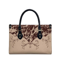 Cowboys Wild West Leather Bag Cow Prints - Wonder Print Shop