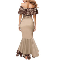 Cowboys Wild West Mermaid Dress Cow Prints - Wonder Print Shop