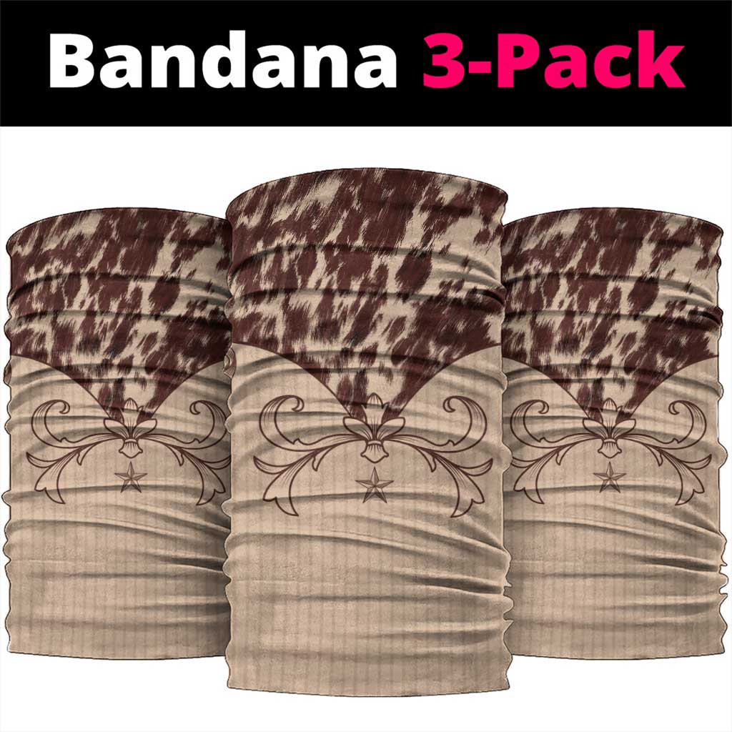 Cowboys Wild West Neck Gaiter Cow Prints - Wonder Print Shop