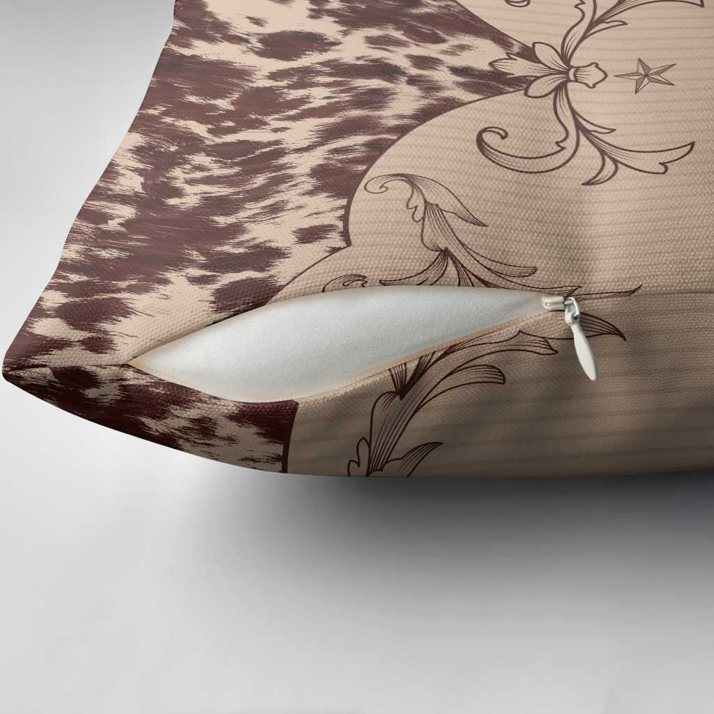 Cowboys Wild West Pillow Cover Cow Prints - Wonder Print Shop