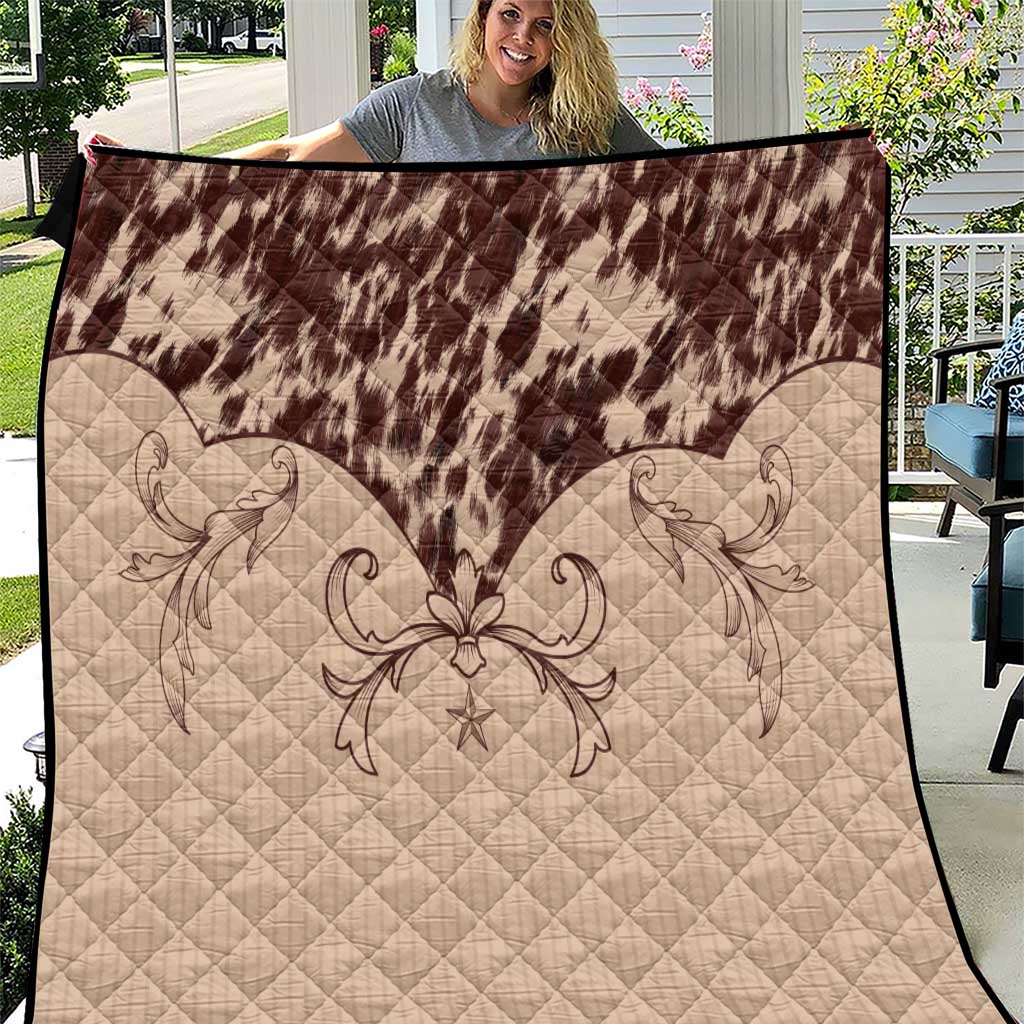 Cowboys Wild West Quilt Cow Prints - Wonder Print Shop