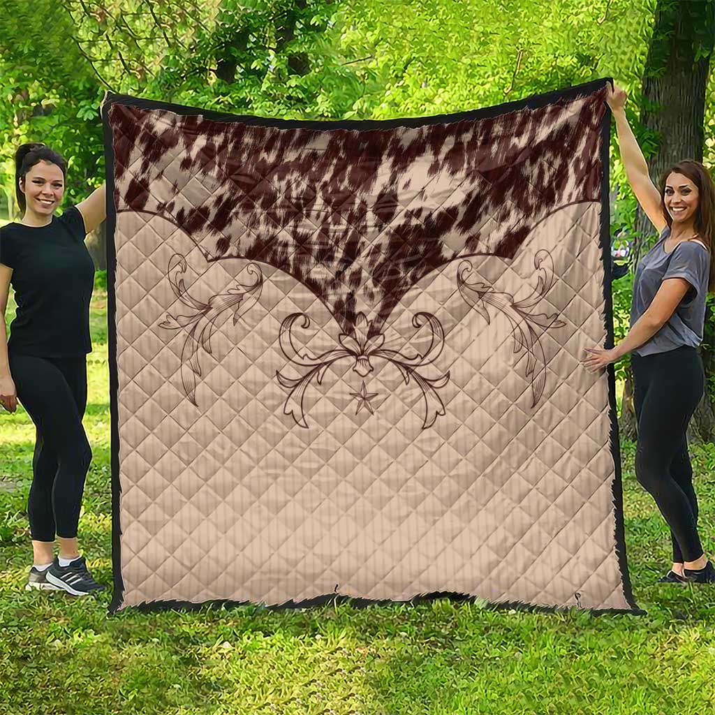 Cowboys Wild West Quilt Cow Prints - Wonder Print Shop