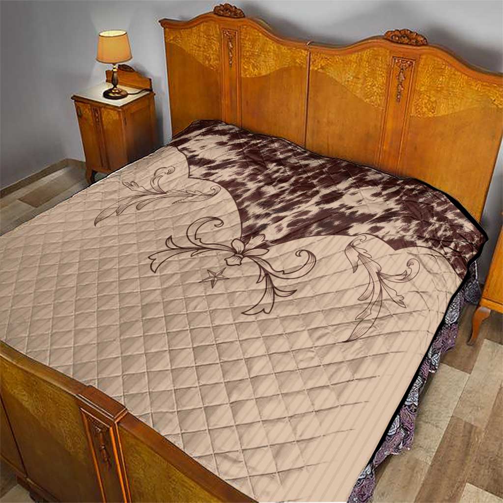 Cowboys Wild West Quilt Cow Prints - Wonder Print Shop